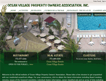 Tablet Screenshot of oceanvillage.com